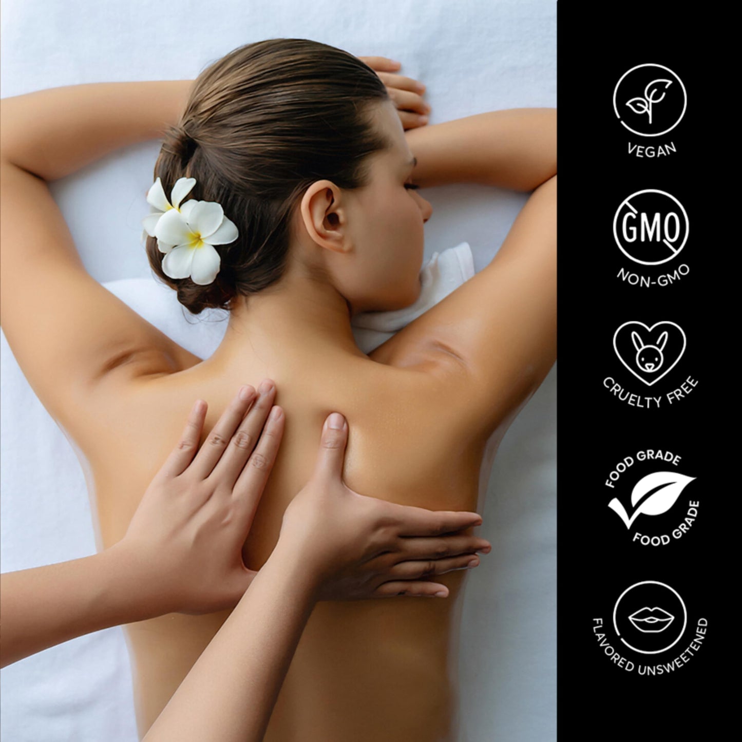 SbN Massage Oil Candle – Relaxation & Home Spa with Vegan Oils, Sustainable Formula
