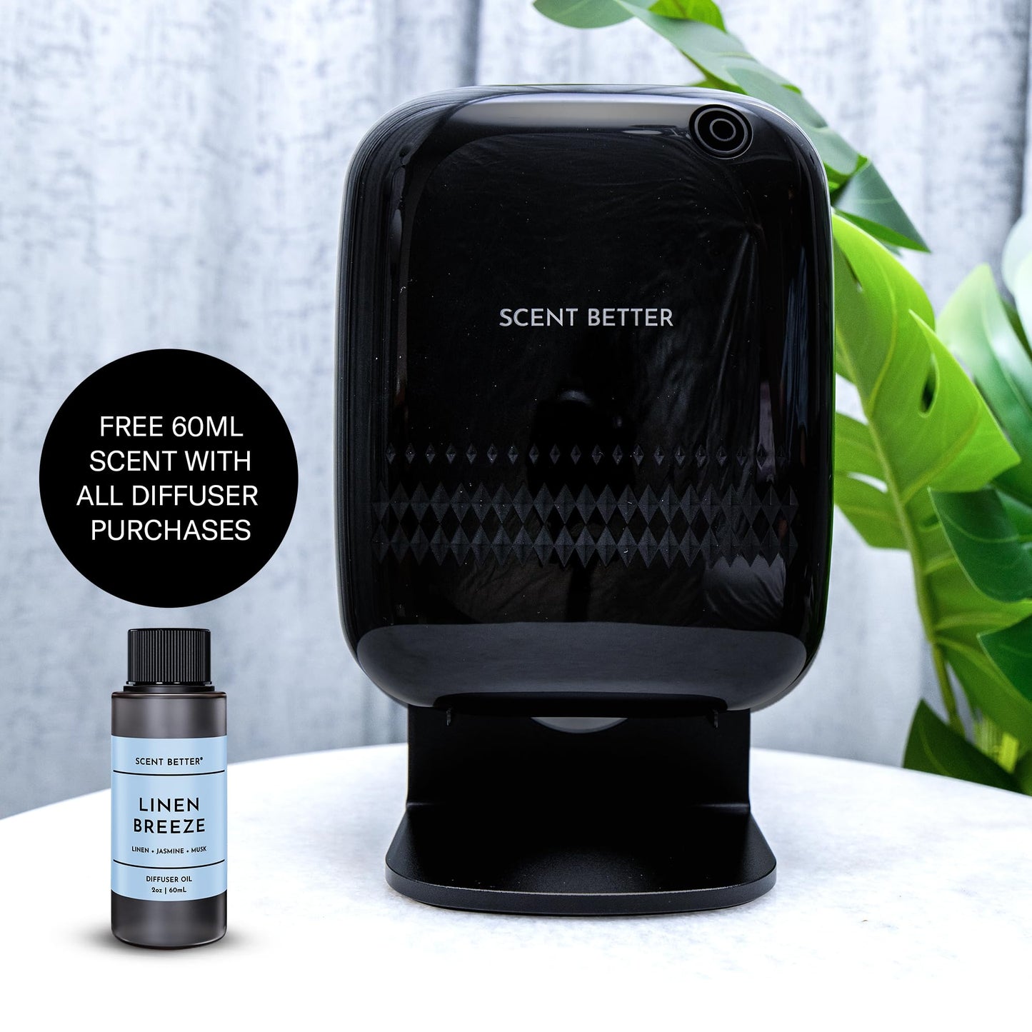 SB SCENT BETTER Scent Better Pro Diffuser – Smart Bluetooth Nebulizing Diffuser for Home, Office & Spa