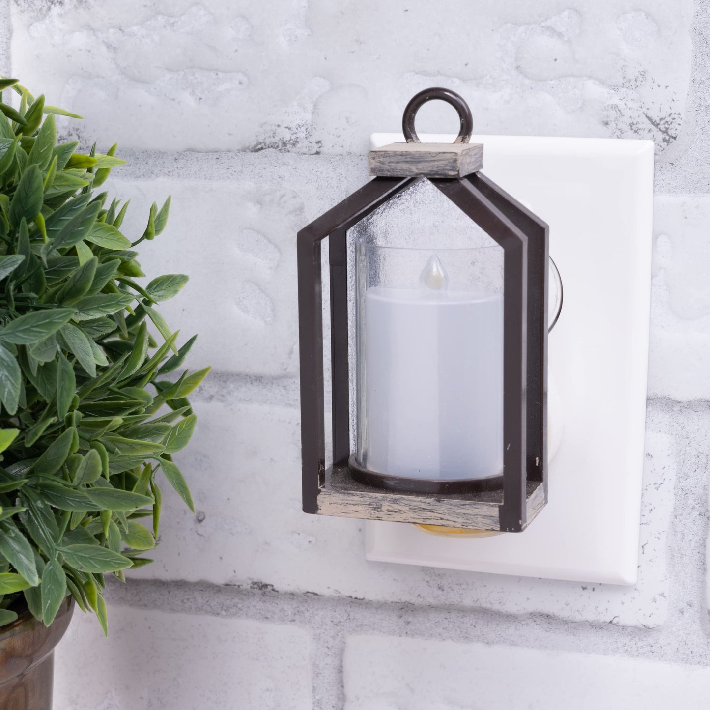 ScentSationals Scent Charm Wall Diffuser - Essential Oils, Rustic Lantern
