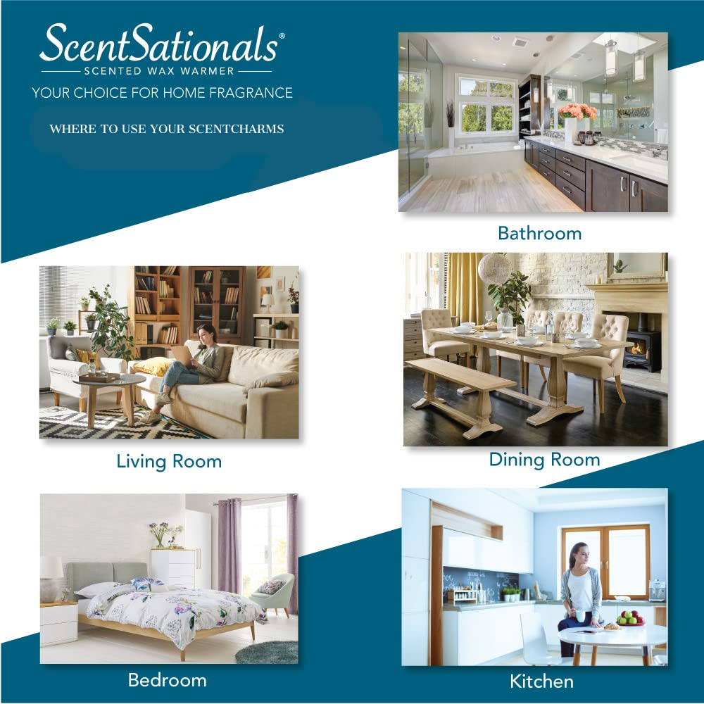 ScentSationals Scent Charm Plug-in Essential Oil Diffuser | Wall Plug Diffuser