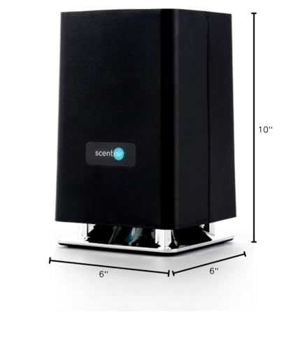 ScentAir Whisper Home Diffuser - 800 sq ft, Alexa & Google, WiFi & Bluetooth, Black