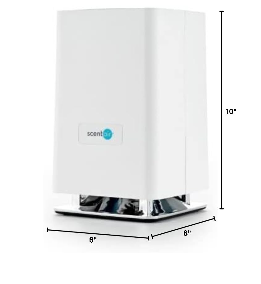 ScentAir Whisper Home Diffuser – 800 sq ft, WiFi & Bluetooth, Alexa & Google Compatible, White