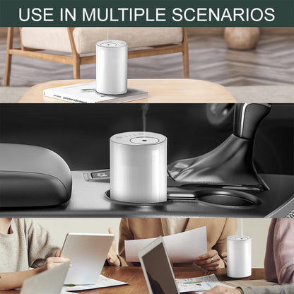 Scentcares Sentiment Diffuser - Waterless Essential Oil Diffuser with 3 Timers