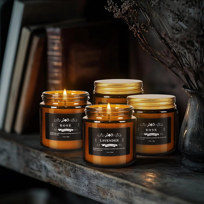 Scented Candle Set 12 Pack – Long-Lasting Soy Wax Candles for Home, Stress Relief & Gift Set