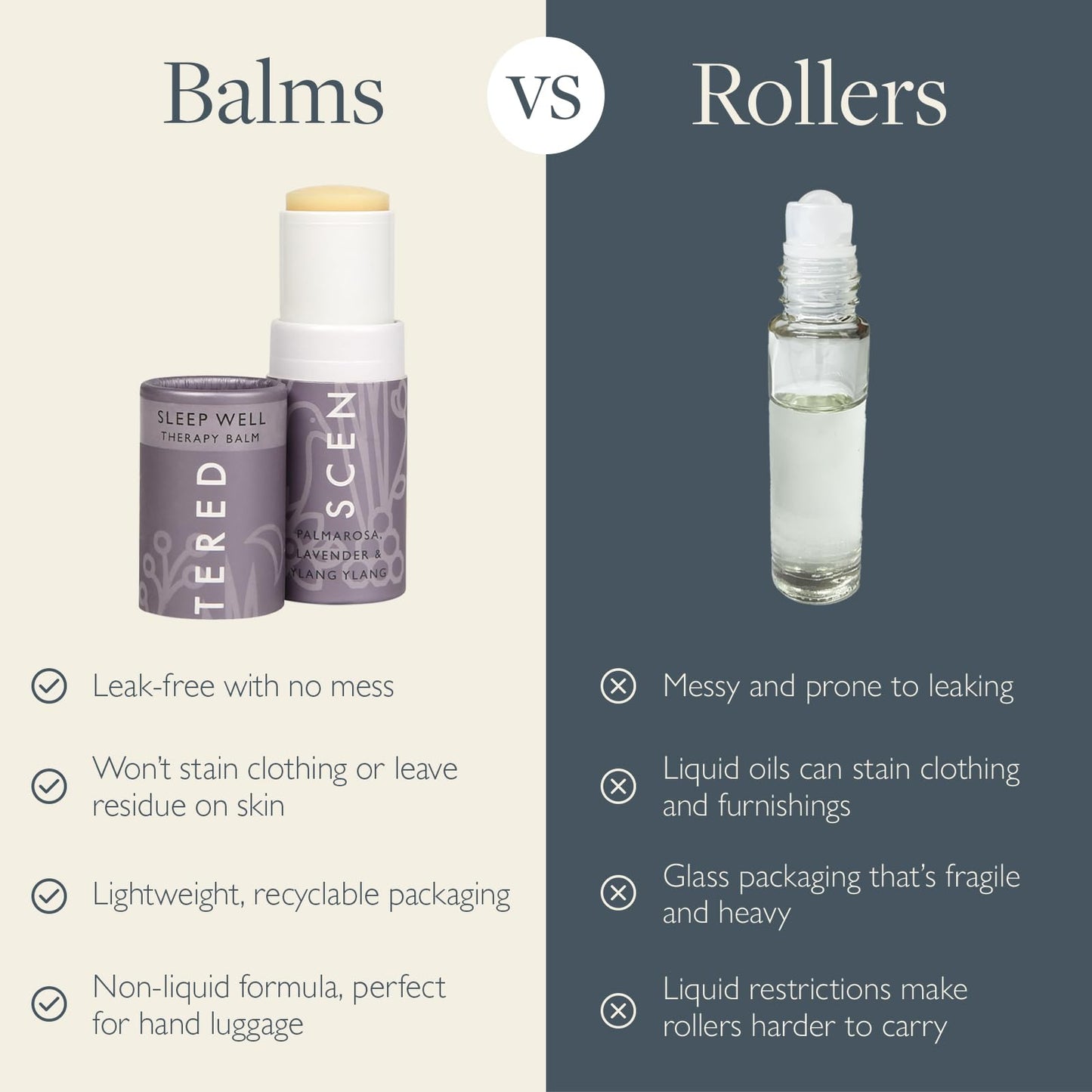 Scentered Sleep Well Balm – Aromatherapy Sleepstick with Lavender & Chamomile