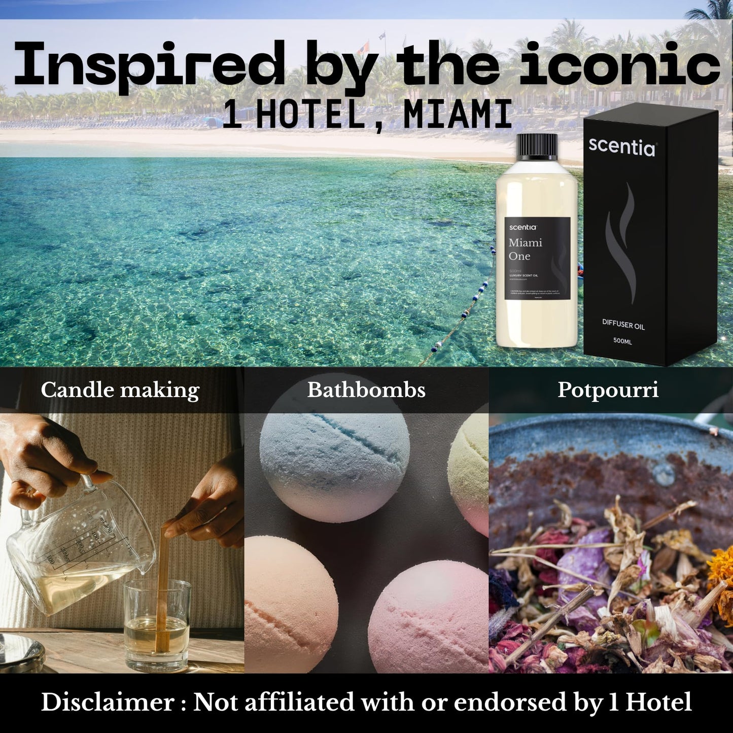 Scentia Miami One Aroma Oil 500 ml – Inspired by 1 Hotel Miami Beach