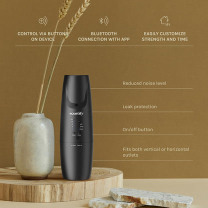 Scentify Plug-in Diffuser V2 | Bluetooth App Control for Home, Office, Spa | 800 sq ft | 100ml