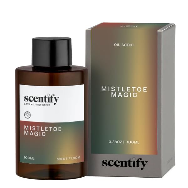 Scentify Mistletoe Magic Aroma Oil Refill for Diffusers – Pine, Oak, Moss, Clove & Cedar (100ml)