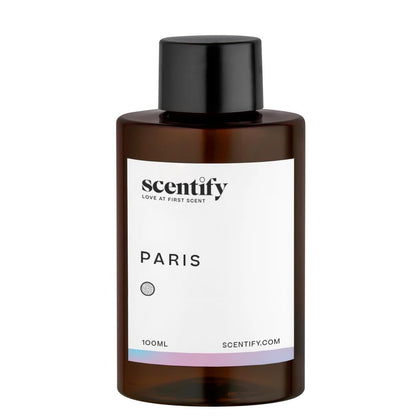 Scentify Paris Aroma Oil Refill Scent for Oil Diffusers - Berry, Floral, Amber, Powdery Scents - Luxurious Relaxing Aromatherapy Diffuser Fragrance 100ml, 3.38 oz
