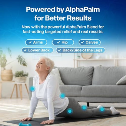 SciatiEase Sciatic Nerve Support – AlphaPalm, PEA & B-Complex, 120 Capsules