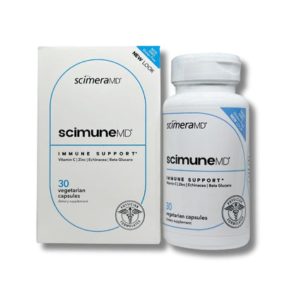ScimeraMD Scimune Immune Support with Zinc, Quercetin, Echinacea & Wellmune Beta Glucan – 30 CT