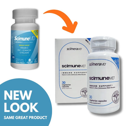 ScimeraMD Scimune Immune Support with Zinc, Quercetin, Echinacea & Wellmune Beta Glucan – 30 CT