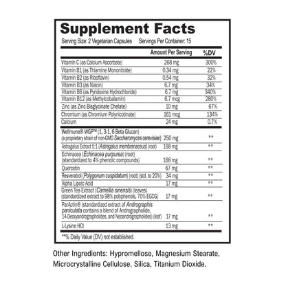 ScimeraMD Scimune Immune Support with Zinc, Quercetin, Echinacea & Wellmune Beta Glucan – 30 CT