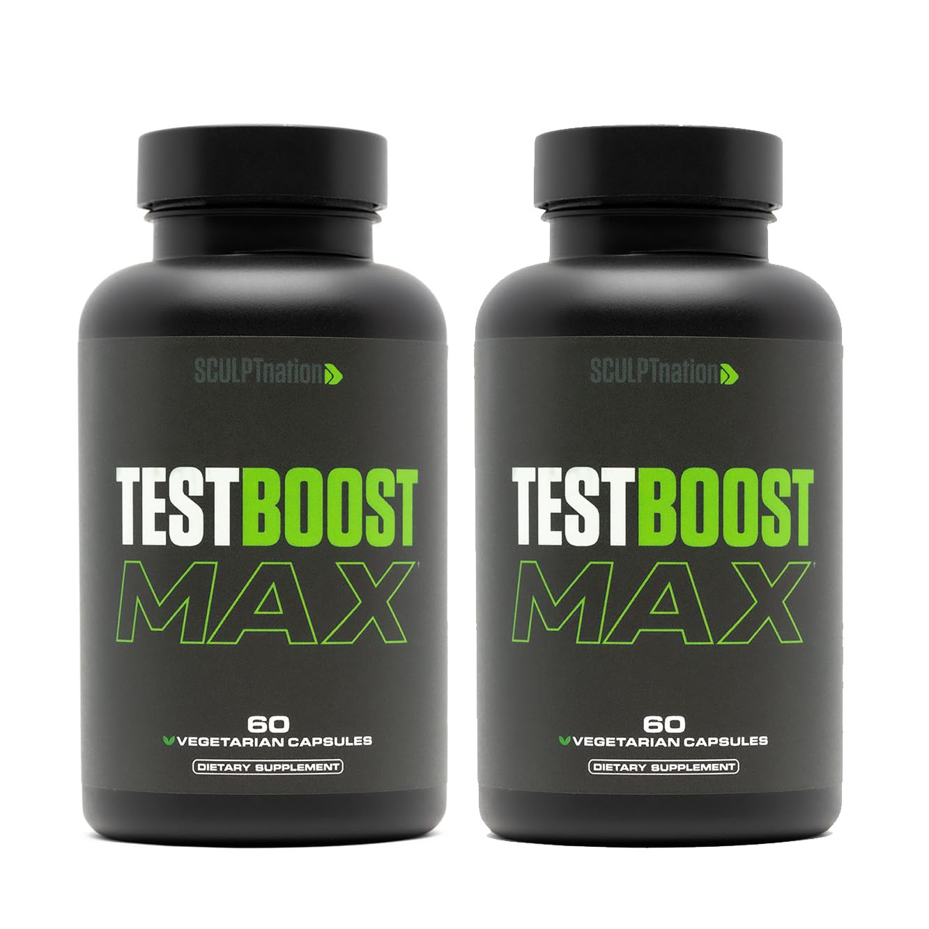 Sculpt Nation Tribulus Terrestris with Ashwagandha & American Ginseng | 60 Gluten Free Capsules (2 Pack)