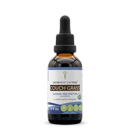 Secrets of the Tribe Couch Grass USDA Organic | Alcohol-Free Extract 2 oz