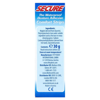 Secure Denture Adhesive - Waterproof, Long-Lasting Hold for Dentures