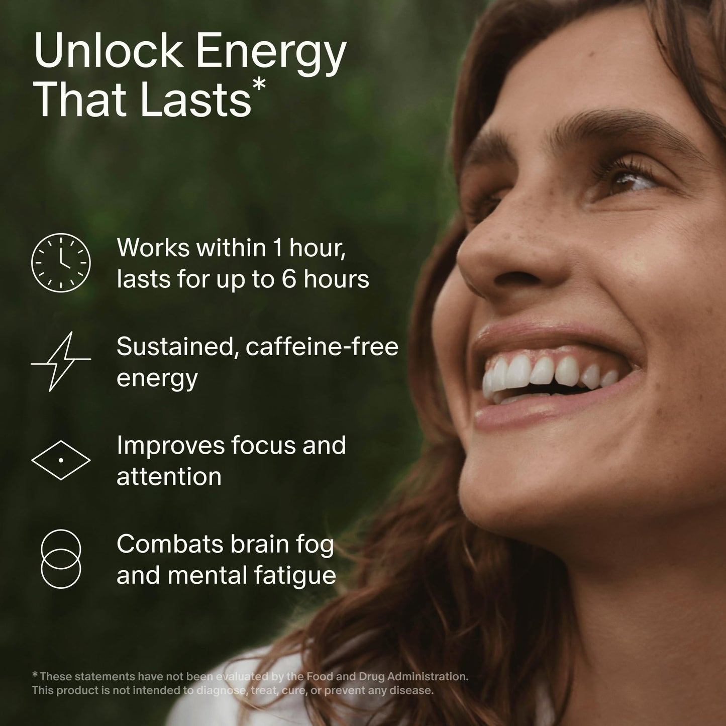 Seed AM-02 Energy + Focus: Daily Nootropic (Caffeine-Free, 30 Capsules)