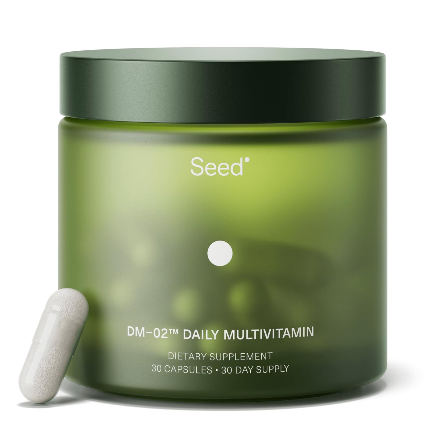 Seed DM-02 Daily Multivitamin – 100% DV Essentials for Immune, Bone, Hair & Nails (Vegan, 30-Day)