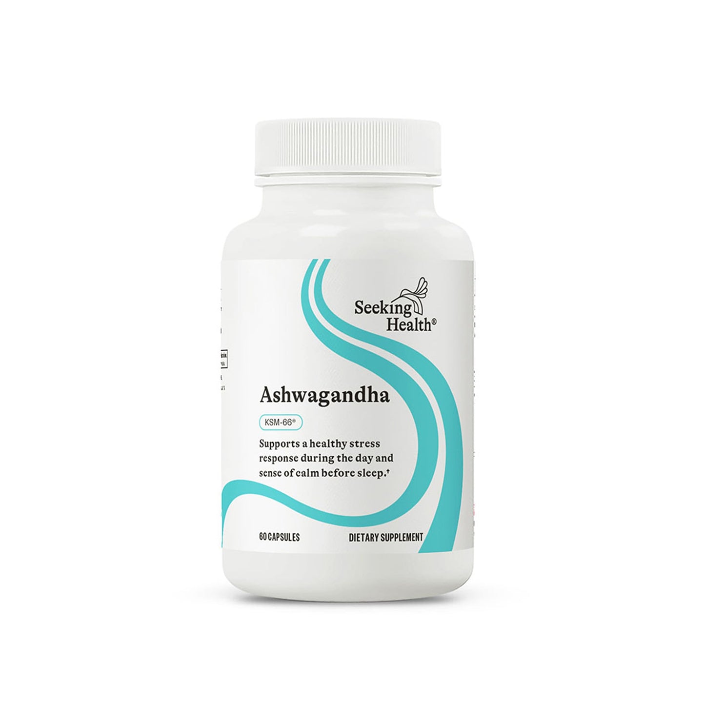 Seeking Health Ashwagandha Extract – 467 mg, 5% Withanolides, Supports Mood, Focus & Sleep (60 Capsules) – Vegan