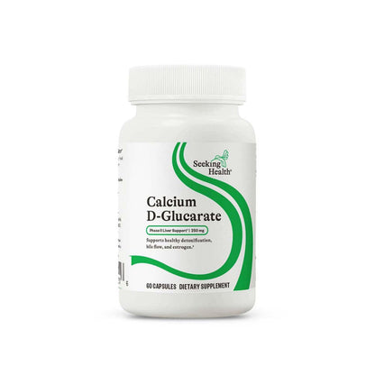 Seeking Health Calcium D-Glucarate – Gut Health, Liver Support & Metabolism (60 Capsules)