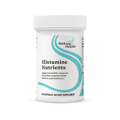 Seeking Health Histamine Nutrients | Seasonal Histamine Support with B1, B3 & Zinc - 60 Capsules