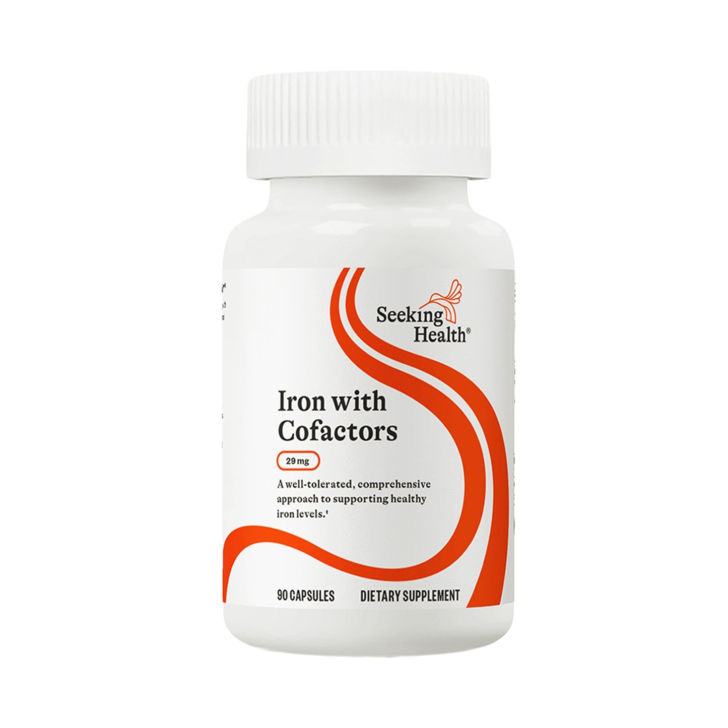 Seeking Health Iron with Cofactors - Ferrochel Ferrous Bisglycinate, 90 Capsules