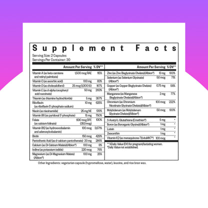 Seeking Health Prenatal Essentials MF – Methyl-Free Prenatal Vitamin for Brain Development & Methylation