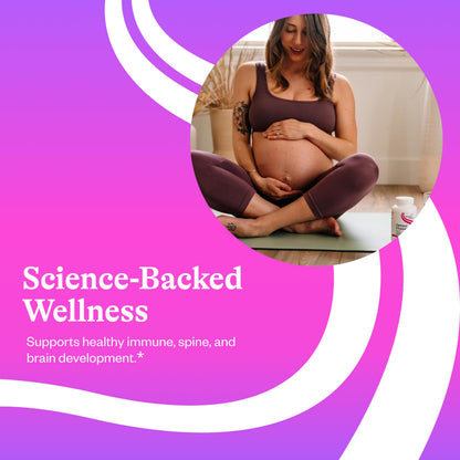 Seeking Health Optimal Prenatal Methyl-Free Folate + B12 | Pregnancy Support | Vegetarian (180 Capsules)