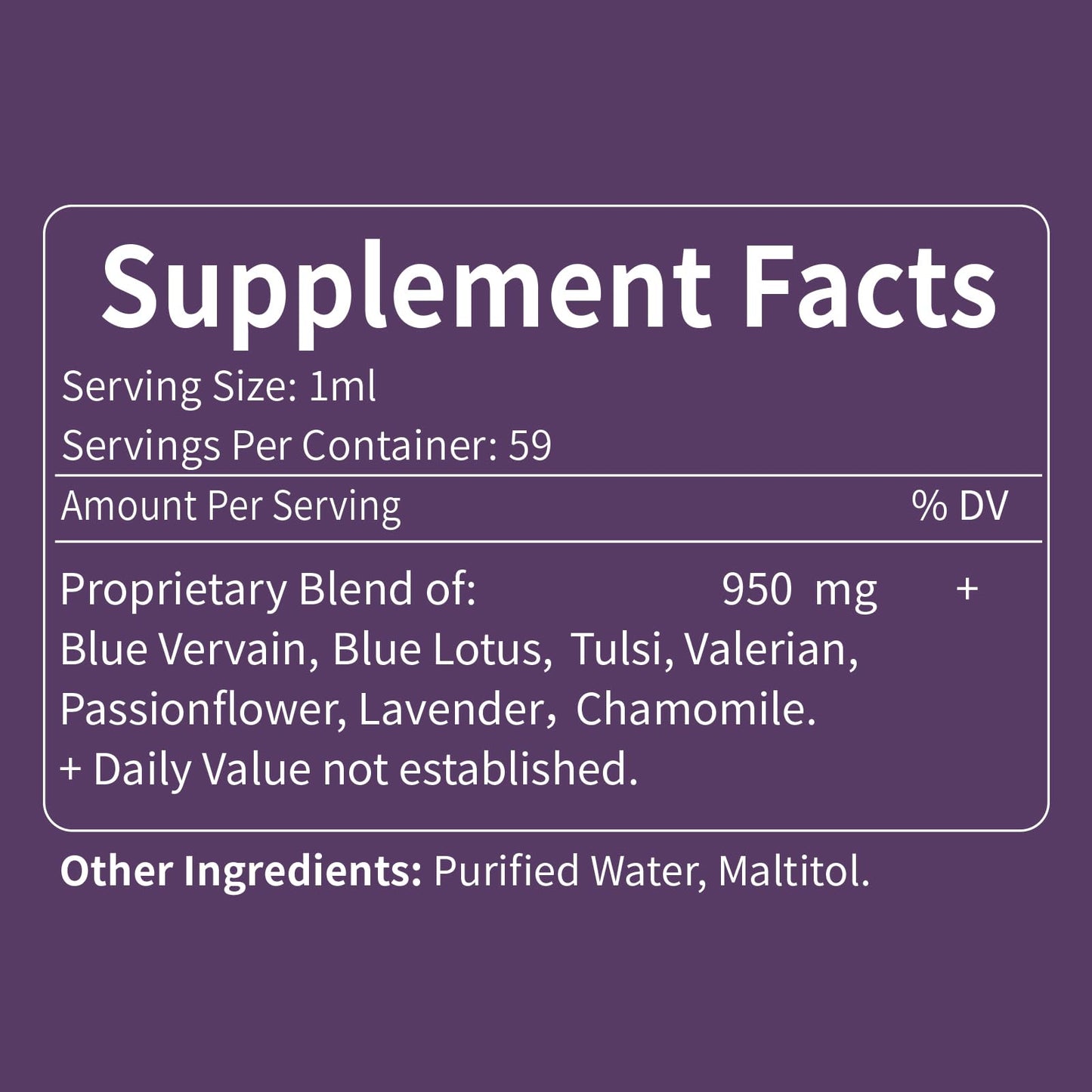 Selvaherb Blue Vervain Drops, Organic Sleep Support & Mood Tincture (2oz)