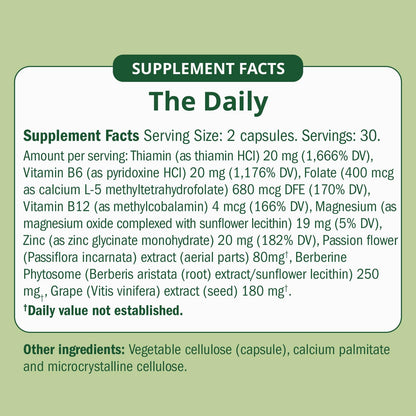 Semaine Daily Hormone Balance – Vegan Capsule for Clearer Skin, Balanced M moods & Deeper Sleep (60 ct)