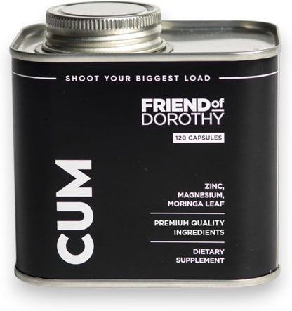 Friend of Dorothy Semen Volume Support Capsules – Zinc, Rose Hip & Vitamin C | Reproductive Health & Vitality – 120 Capsules