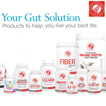 Silver Fern Sensitive Gut Fiber – 2 Tub Set (30 Scoops per Tub) with Galactomannan Guar Fiber, Baobab & Acacia