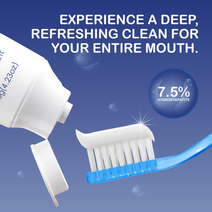 Nano Hydroxyapatite Toothpaste 7.5% – Fluoride-Free, Enamel Protection, Whitening