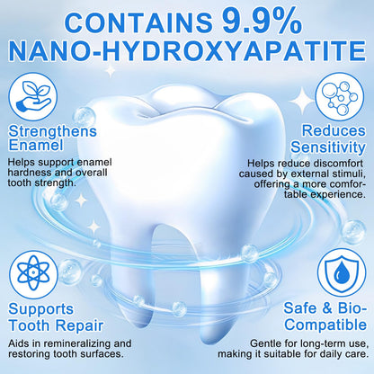 Hydroxyapatite Toothpaste 9.9% for Enamel Protection – Fluoride-Free (120g)