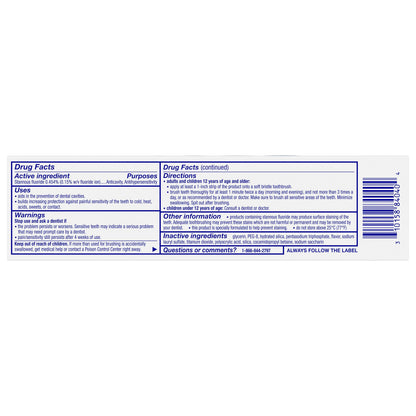Sensodyne Repair and Protect Mint Toothpaste – Sensitive Teeth & Cavity Prevention (3.4 oz)