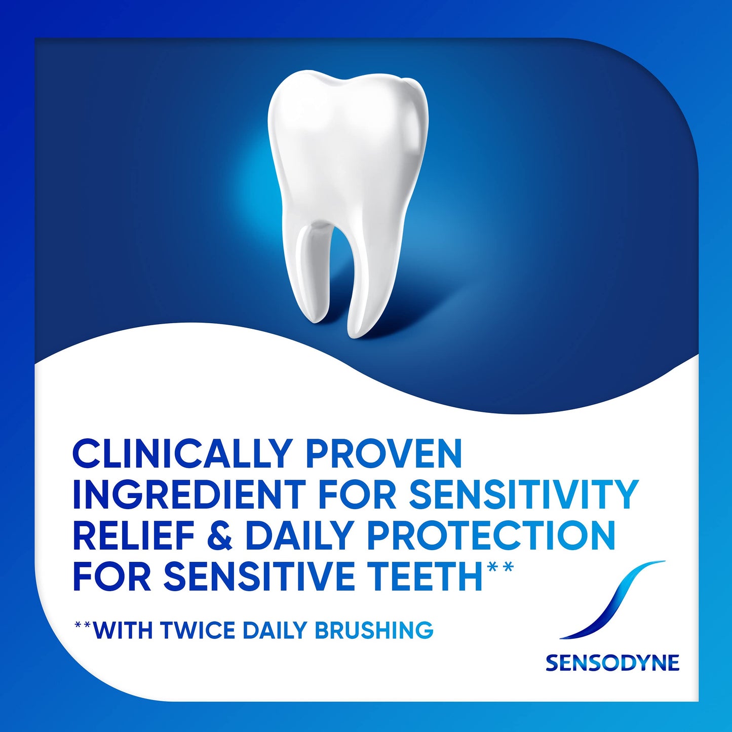 Sensodyne Repair and Protect Whitening Toothpaste – Sensitivity Relief & Cavity Protection (3.4 oz, Pack of 2)