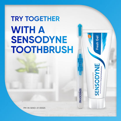 Sensodyne Sensitive Toothpaste Fresh Gel 75 g - Gentle Sensitivity Relief