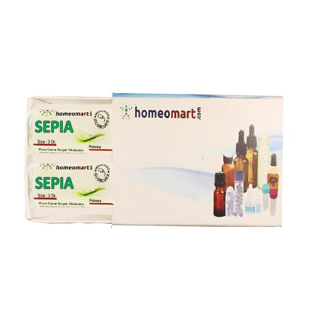 Sepia Homeopathy Pellets 30C – Potency Pack of 2 | HomeoMart