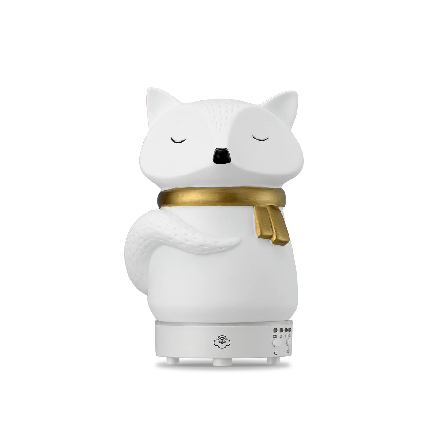 Serene House Snow Fox Diffuser | Ultrasonic Cool Mist, 90ml, 7-Color LED