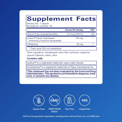 Sereniten Plus by Pure Encapsulations – Stress & Restful Sleep Support | 45 Capsules