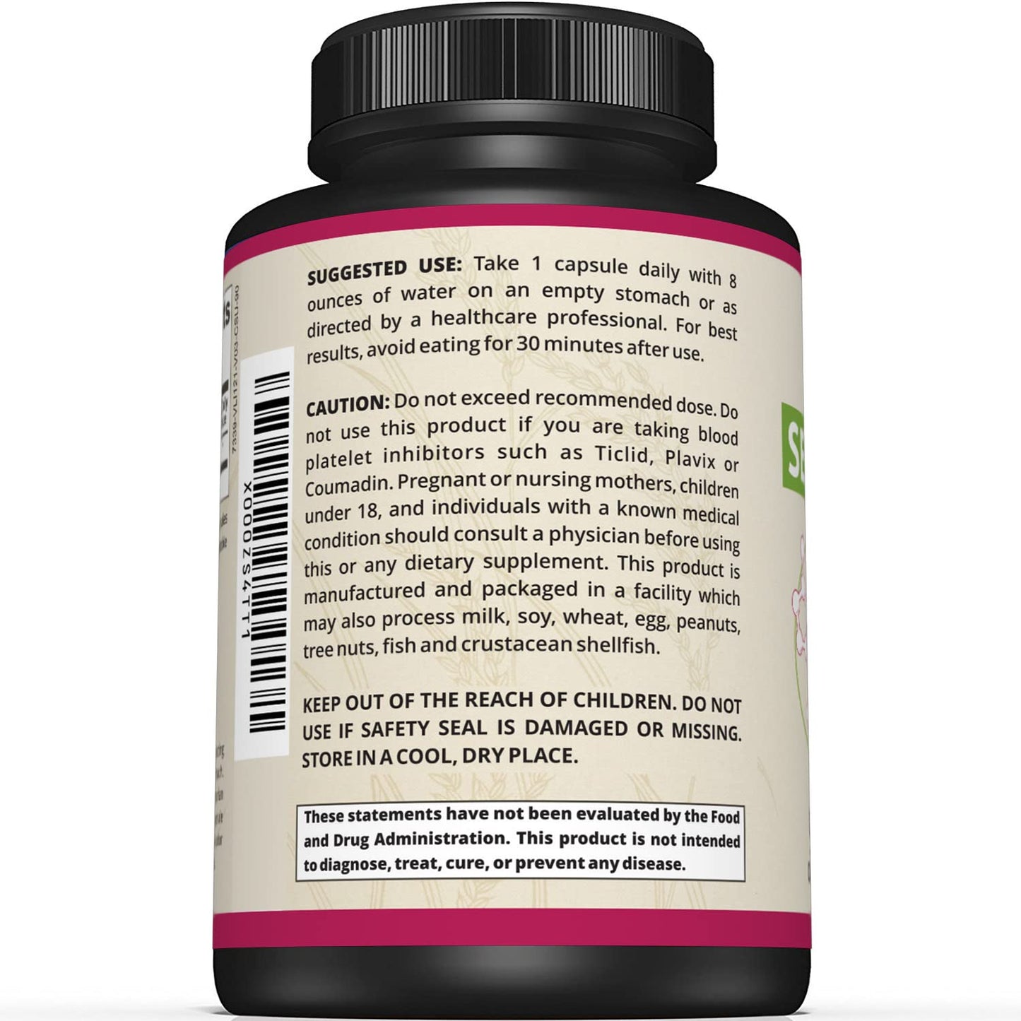 Premium Serrapeptase Enzyme Supplement – 40,000 SPU per Capsule | 90 Enteric Coated Capsules (Pack of 2)