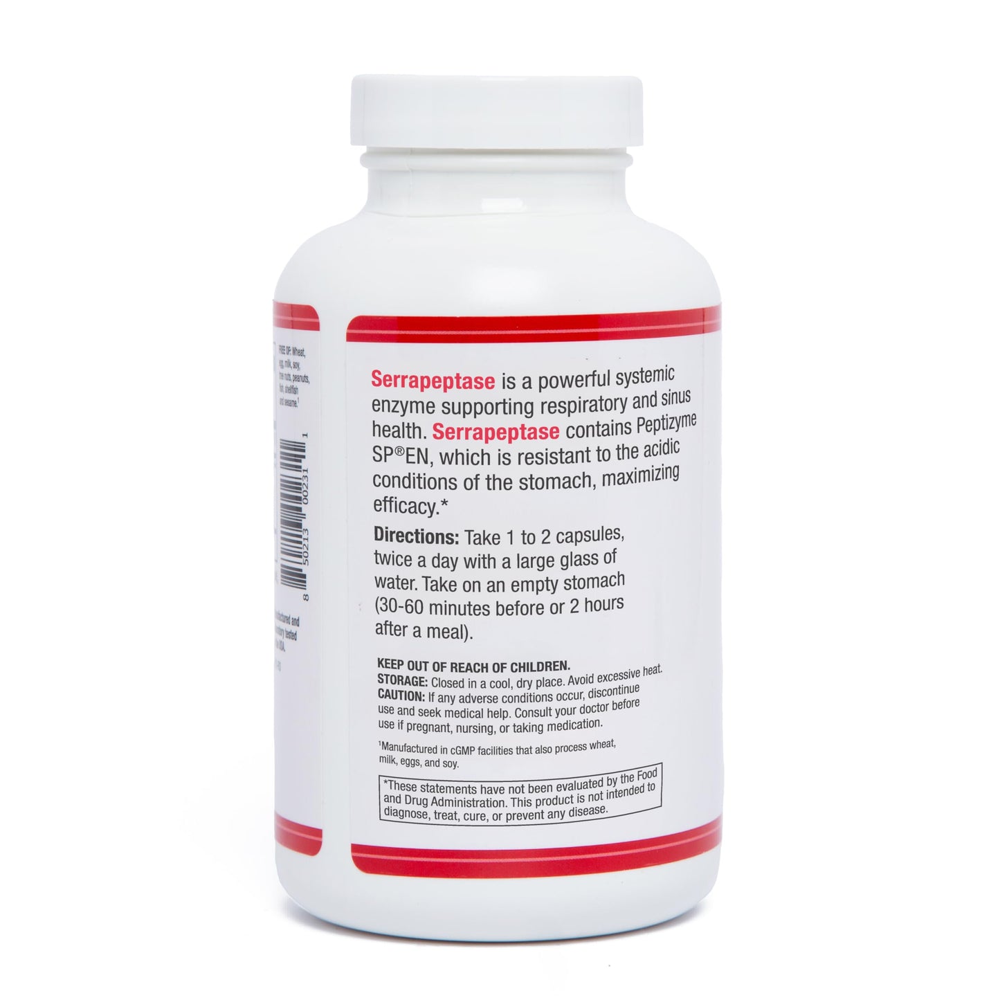 AST Enzymes Serrapeptase 80,000 SPU – 300 Vegetarian Capsules | Acid-Resistant Systemic Enzymes