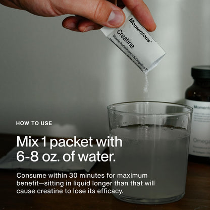 Momentous Creatine Monohydrate Powder – Creapure | NSF Certified for Sport