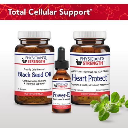Physician's Strength Black Seed Oil 8 oz – Cold-Pressed, Non-GMO, 48 Servings