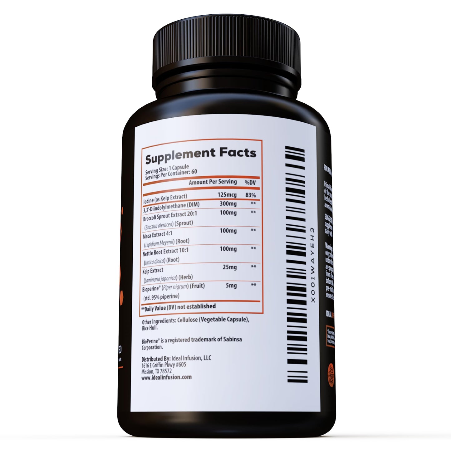Estrogen Blocker & Hormone Balance – DIM 300mg + BioPerine (60 Servings)