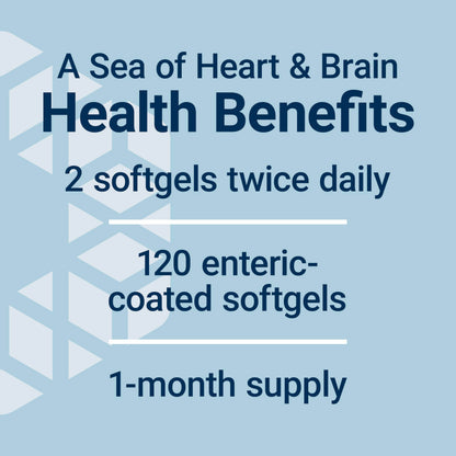 Life Extension Super Omega-3 EPA/DHA with Sesame Lignans & Olive Extract – Heart & Brain Health (120 Softgels)
