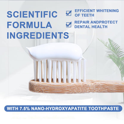 3-Pack Hydroxyapatite Toothpastes for Enamel Protection and Tooth Strengthening – Gentle Mint