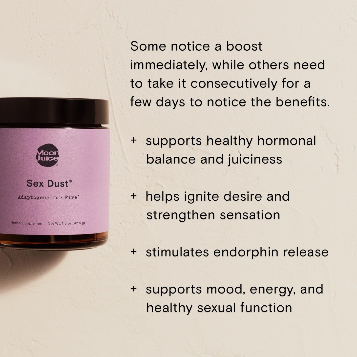 Sex Dust by Moon Juice | Adaptogen Powder for Balance & Mood | 14 Servings