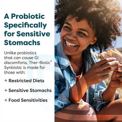 SFI Health Ther-Biotic Synbiotic – Daily Probiotic with Low FODMAP Prebiotic (30 Capsules)