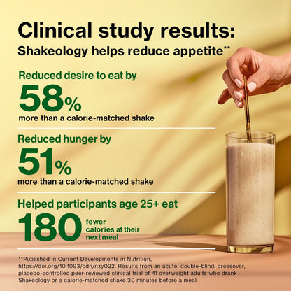 Shakeology 0g Added Sugar Plant Based Protein Powder – Vanilla, Gluten-Free, 30 Servings
